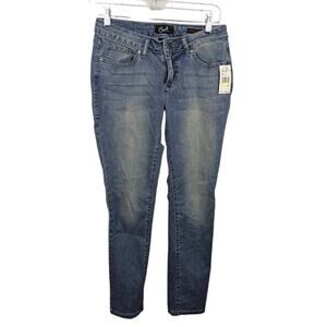 Earl Womens Skinny Ankle Skinny Fit Jeans Size 4 Blue‎ Denim